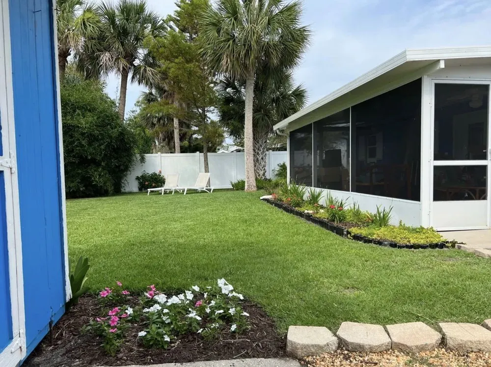 Affordable garden landscaping for homes across Palm Coast, FL - The Lawn Professor