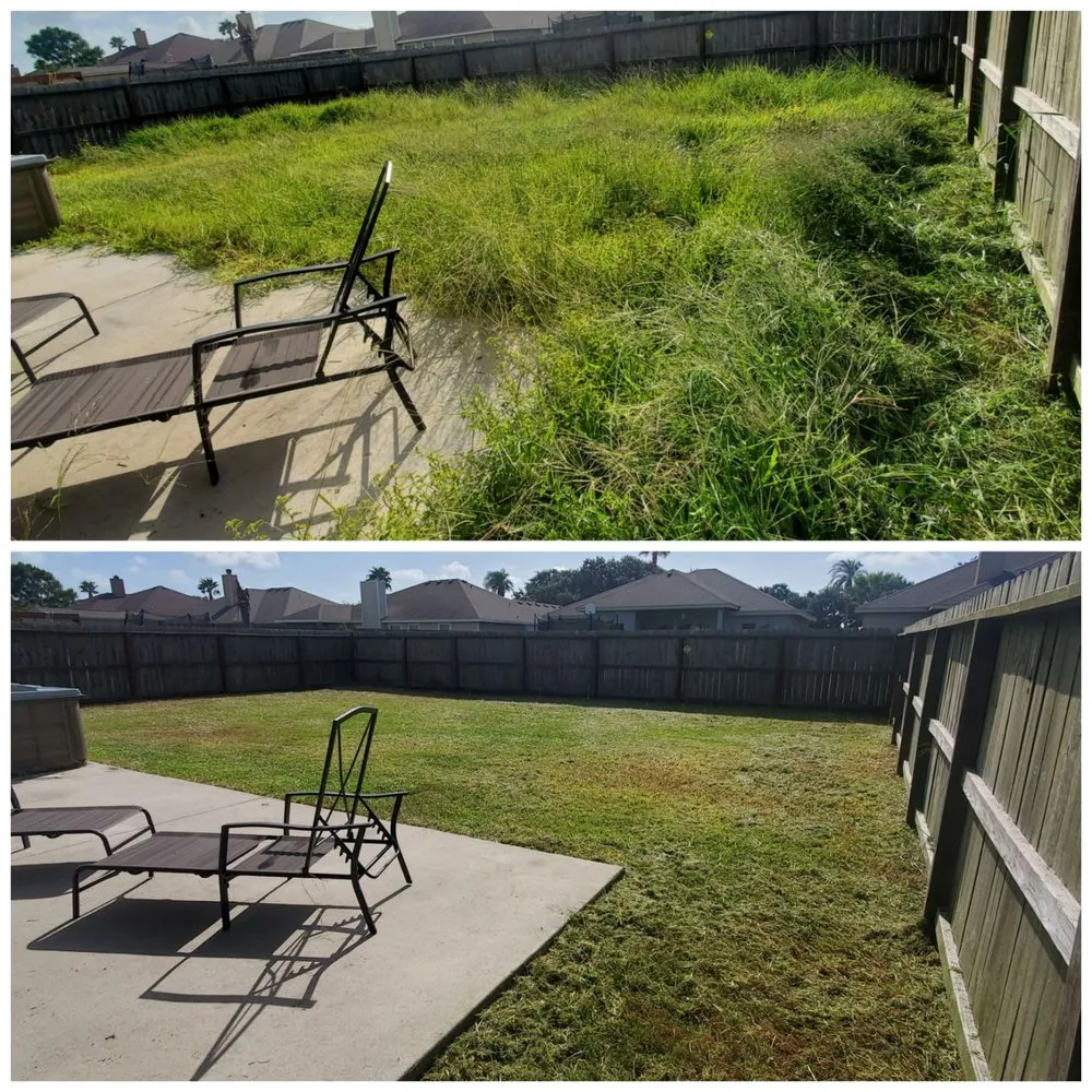 Custom garden landscaping in Corpus Christi, TX by The Lawn Ranger and Pronto Lawn and Tree Services