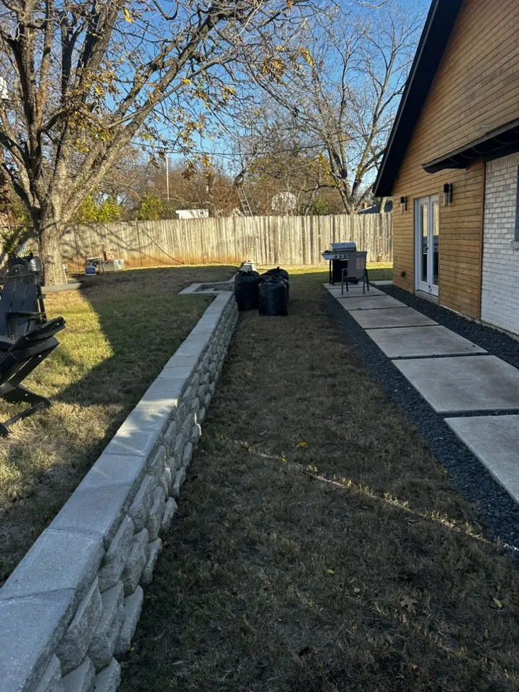Local landscape installation in Watauga, TX by The Lawn Rangers