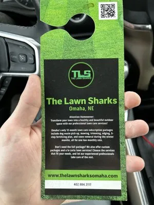 The Lawn Sharks Logo