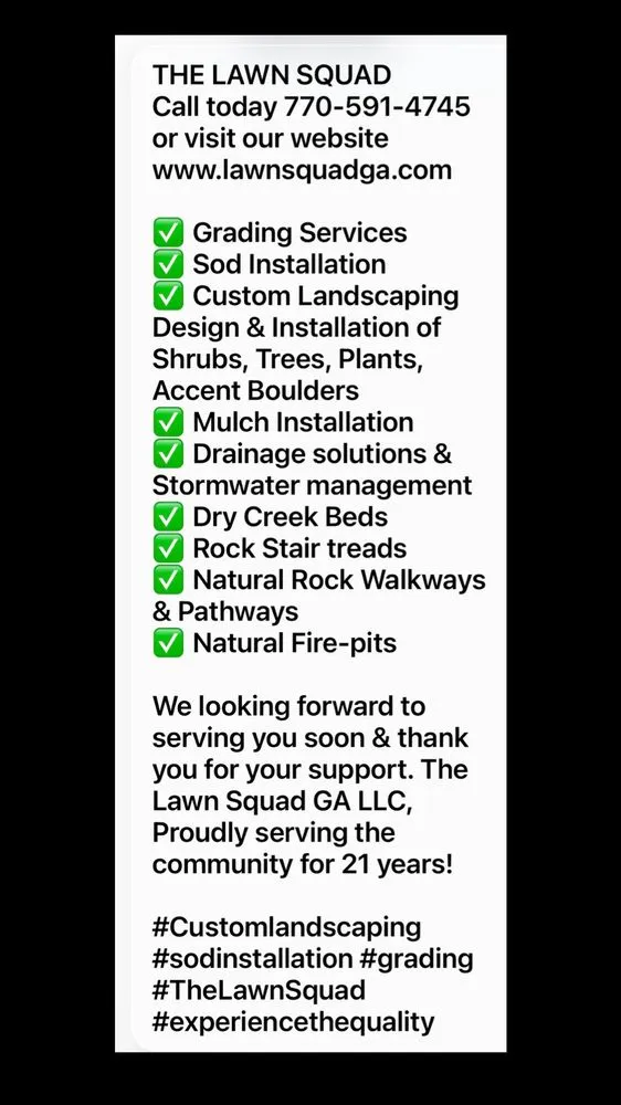 Affordable outdoor landscaping for beautiful yards in White, GA by The Lawn Squad