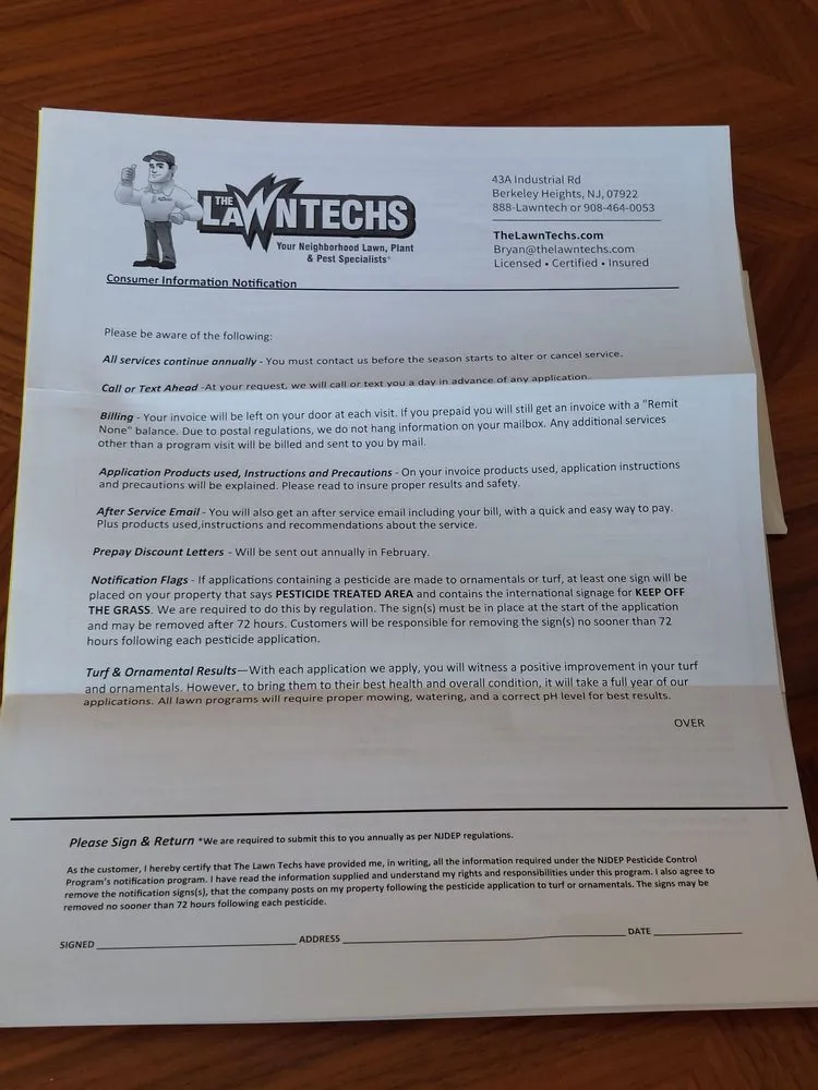 Reliable residential landscaping experts serving Berkeley Heights, NJ - The Lawn Techs