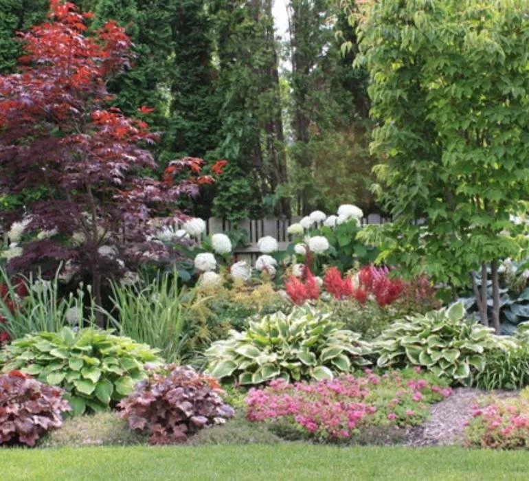 Professional garden landscaping in Brandon, IA by The LawnFather