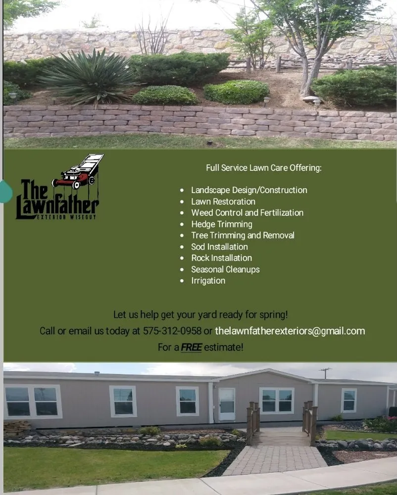 Trusted landscaping services for beautiful yards across Las Cruces, NM - The Lawnfather Exteriors