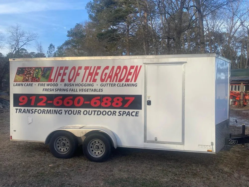 Custom landscape design for year-round maintenance in Pooler, GA by The Life of the Garden