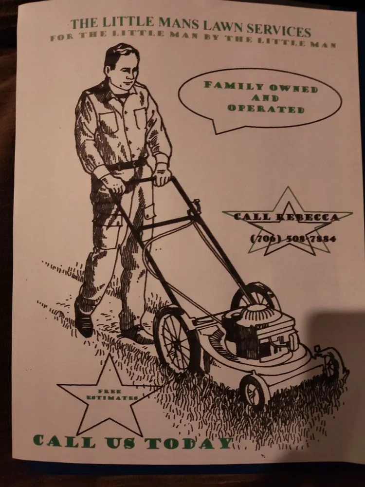 Custom yard maintenance for year-round maintenance in Dalton, GA by The Littile Man's