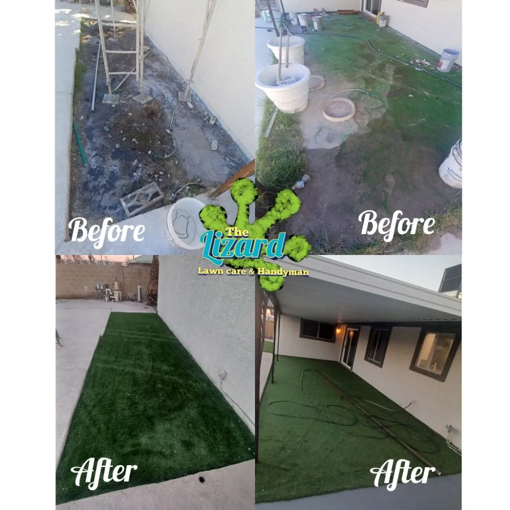 Expert outdoor landscaping in Las Vegas, NV by The Lizard Lawn Care & Handyman