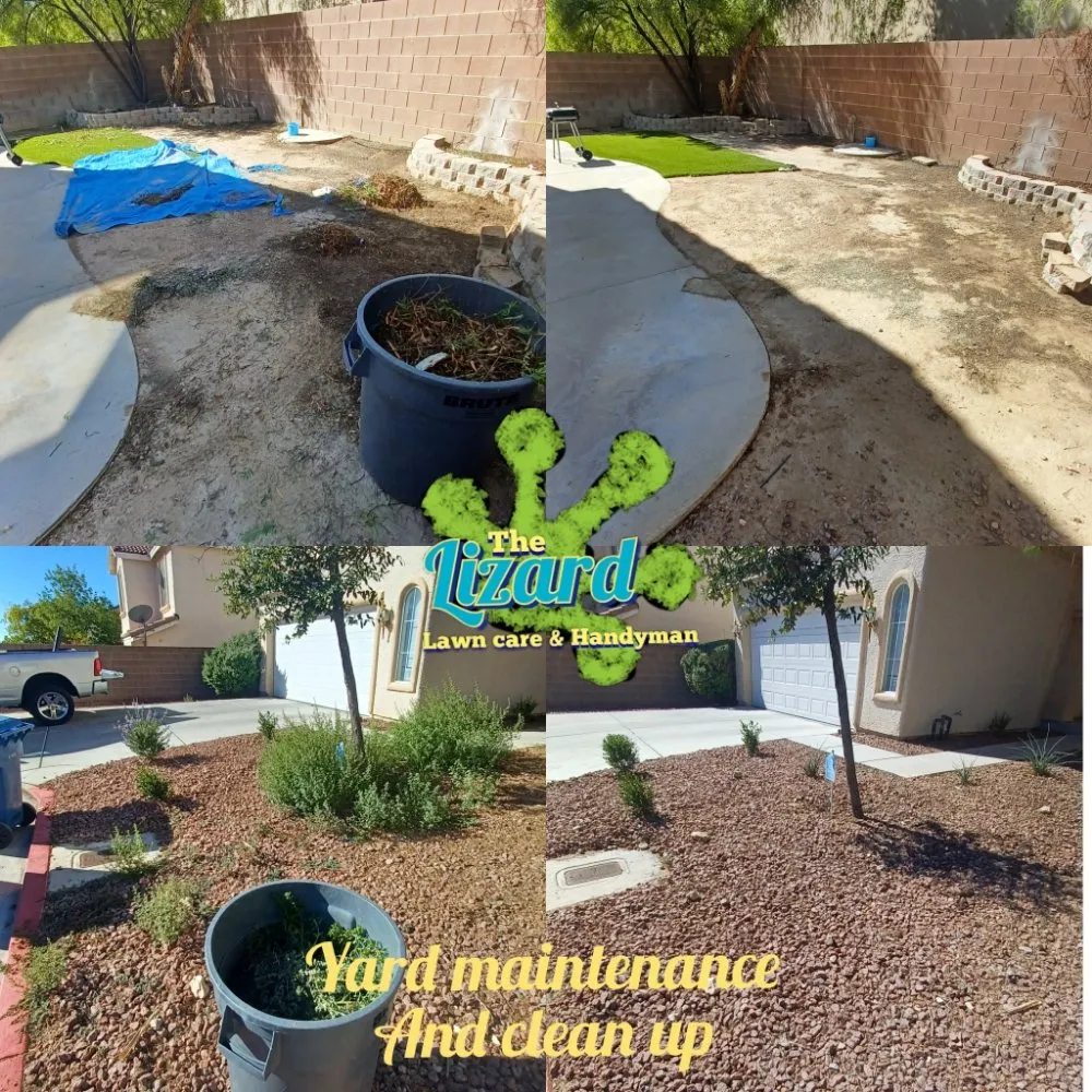 Professional garden landscaping with custom design across Las Vegas, NV - The Lizard Lawn Care & Handyman