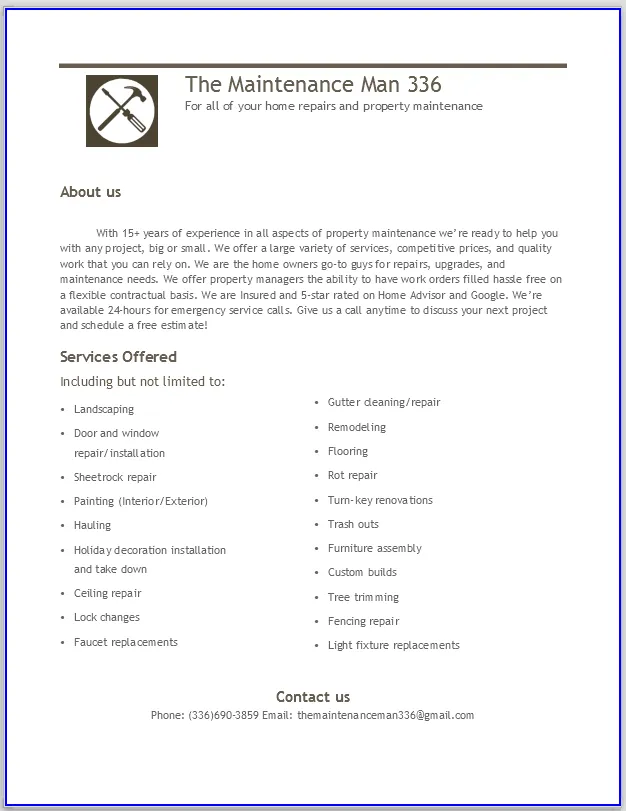 Affordable yard maintenance for year-round maintenance in Reidsville, NC by The Maintenance Man 336