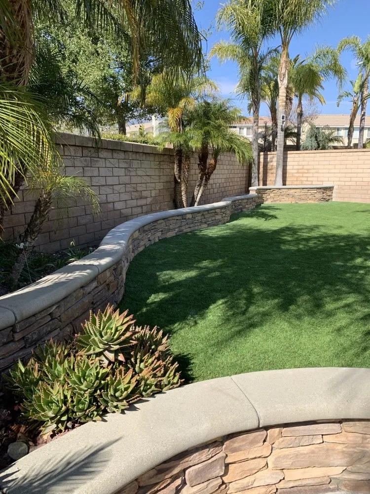 Trusted lawn care service for residential properties in Chino, CA by The Masonry Team