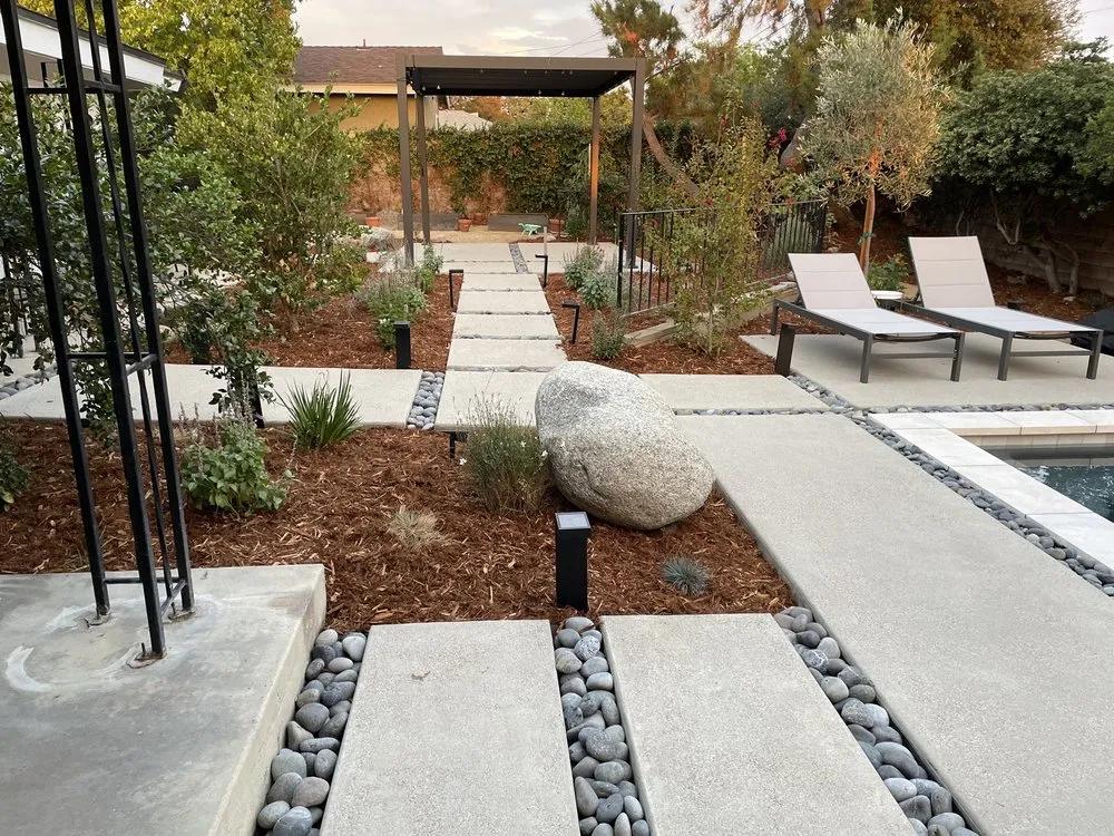 Trusted landscape installation for homes in Chino, CA by The Masonry Team