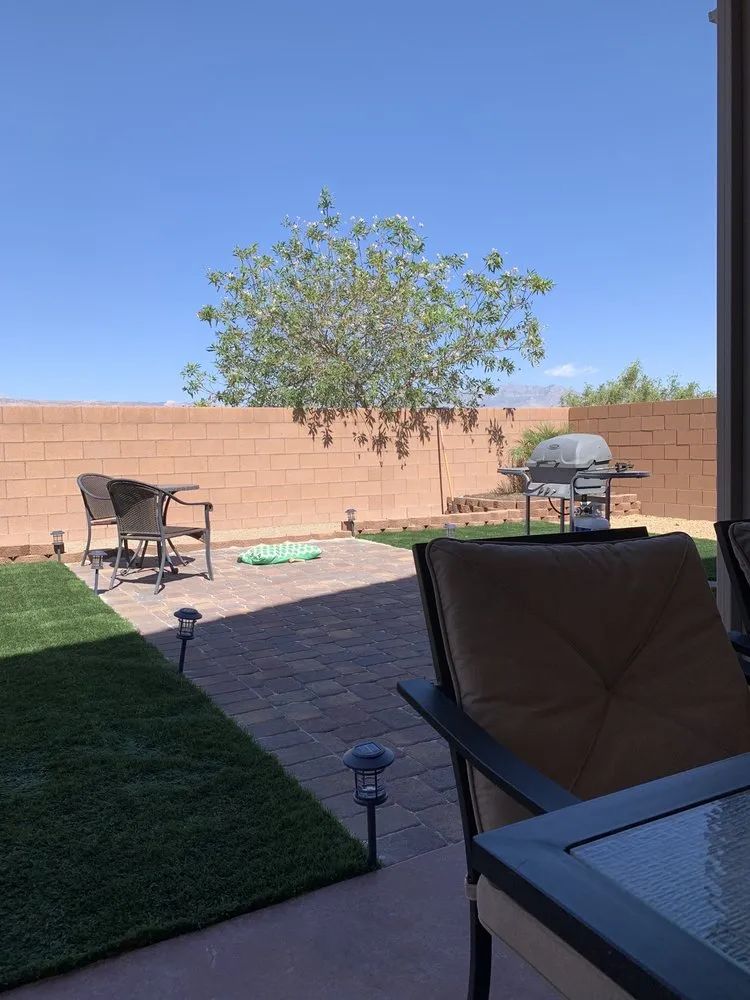 Expert yard cleanup service for year-round maintenance in Las Vegas, NV by The Masters Landscaping