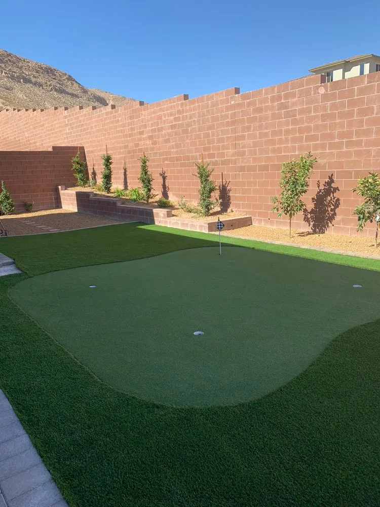 Reliable residential landscaping for year-round maintenance in Las Vegas, NV by The Masters Landscaping