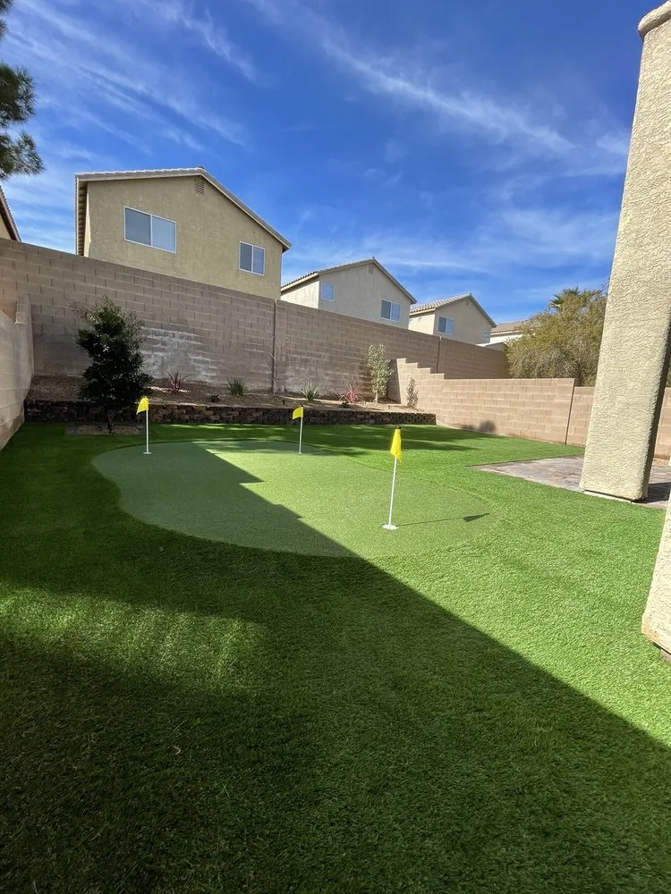 Professional residential landscaping for homes in Las Vegas, NV by The Masters Landscaping