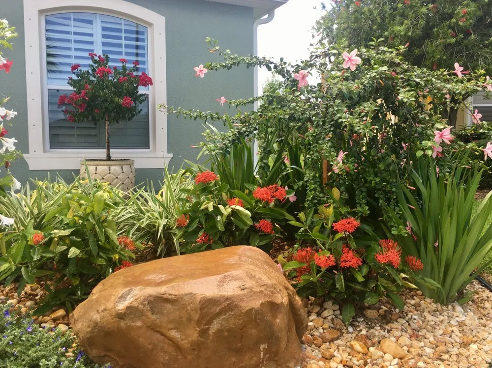 Trusted garden landscaping in Rockledge, FL by The Master's Touch Landscape and Design