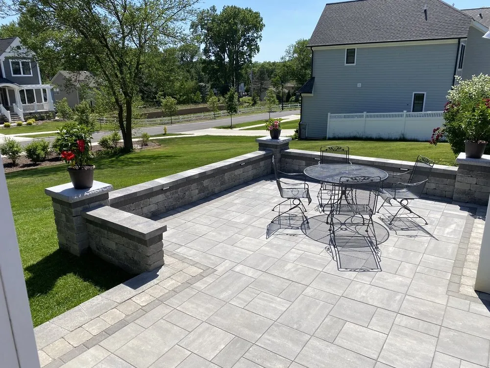 Affordable landscape installation for residential properties in Aurora, IL by The Meadows Landscape