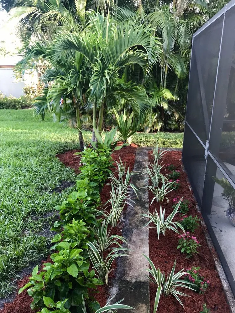 Top-rated landscape installation with custom design across Palm City, FL - The Mednick Landscape