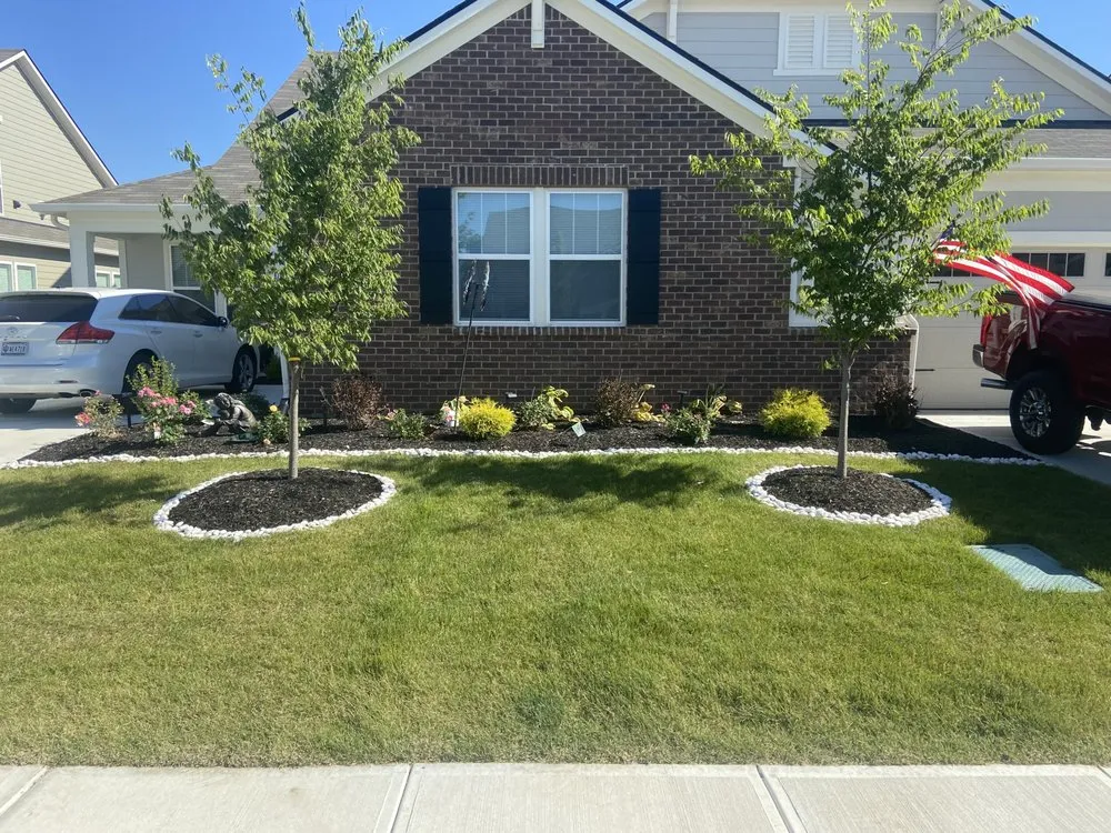 Local landscape installation in Anderson, IN by The Minor Detail’s Landscaping and Garden Services