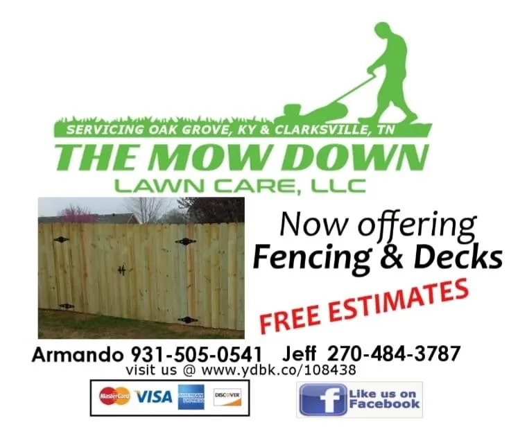 Trusted yard cleanup service for year-round maintenance across Oak Grove, KY - The Mow Down Lawn Care