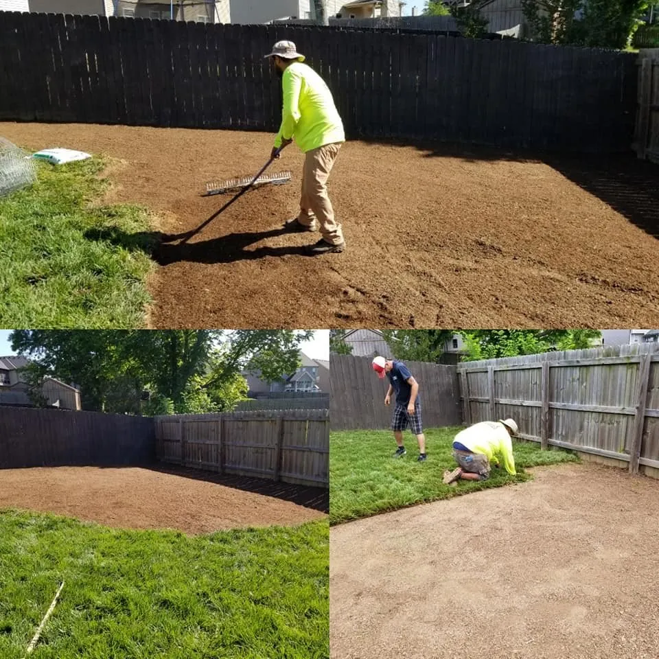 Local yard cleanup service for beautiful yards in Oak Grove, KY by The Mow Down Lawn Care