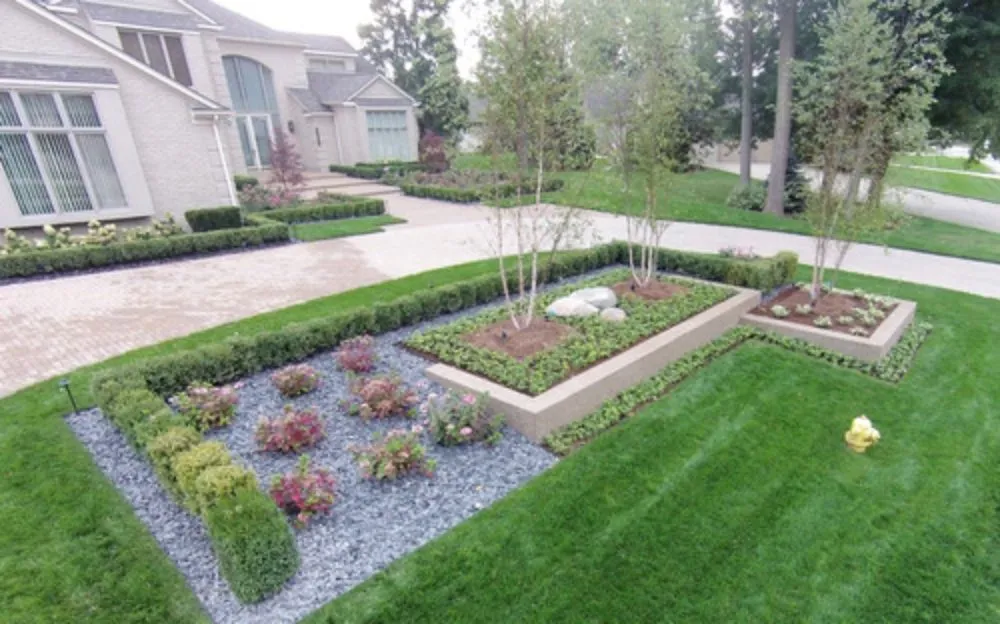 Custom garden landscaping in Candler, NC - The Mowing Magician