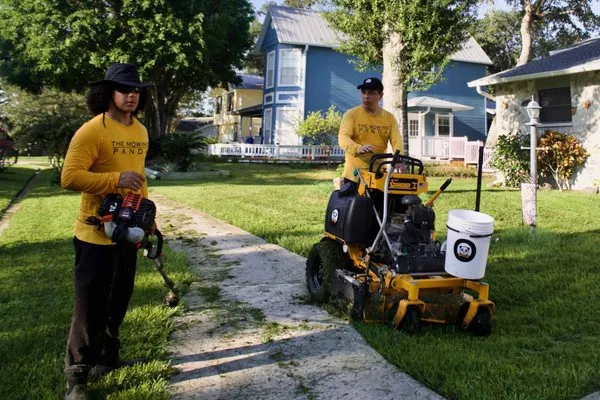 The Mowing Panda Logo