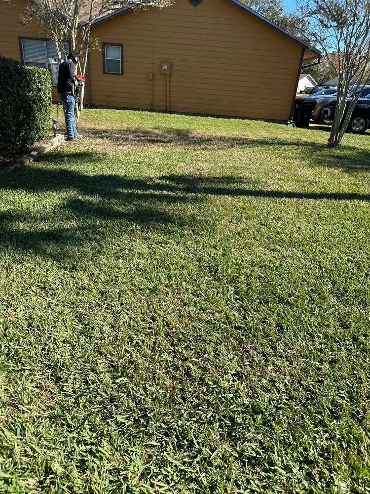 Professional lawn mowing service for year-round maintenance in Orange Park, FL by The Mowing Squad