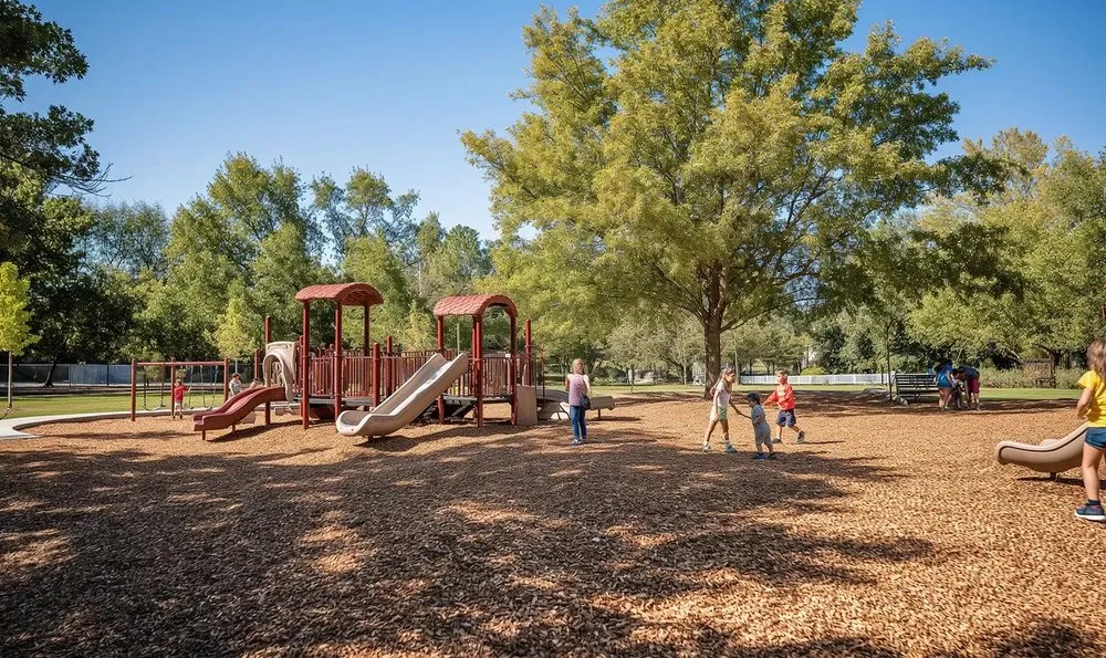 Custom landscape installation with custom design in Deerfield, IL by The Mulch Center