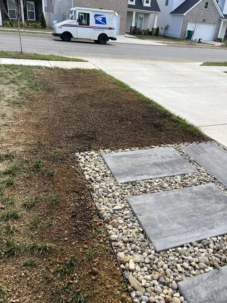 Local lawn mowing service for year-round maintenance in Nashville, TN by The Mulch Stop