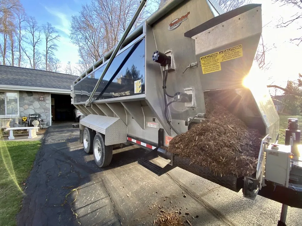 Custom landscape installation near you in Bloomfield Hills, MI by The Mulch Store