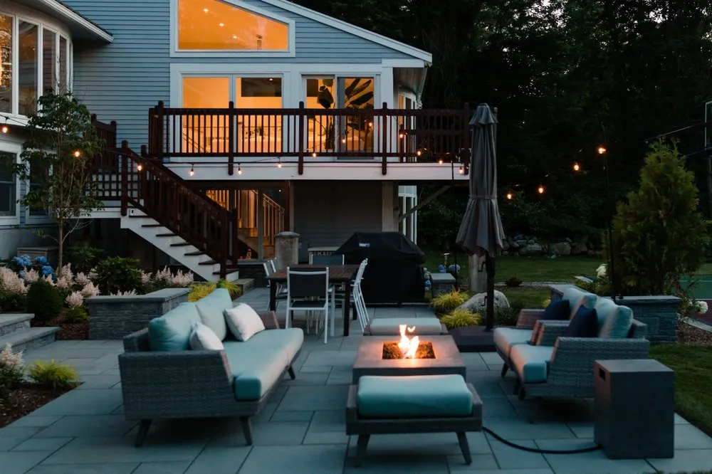 Local garden landscaping with custom design across Newton, MA - The Narrow Lane