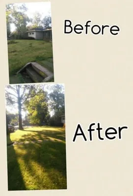 The New Beginning Lawn Care Logo