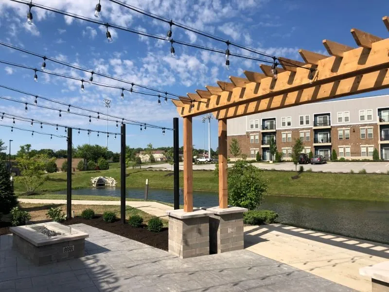 Top-rated outdoor landscaping in Fishers, IN by The Noll Landscape Group