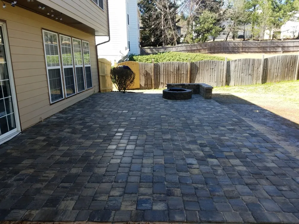 Custom garden landscaping in Lawrenceville, GA - The Oldowan Paver Company