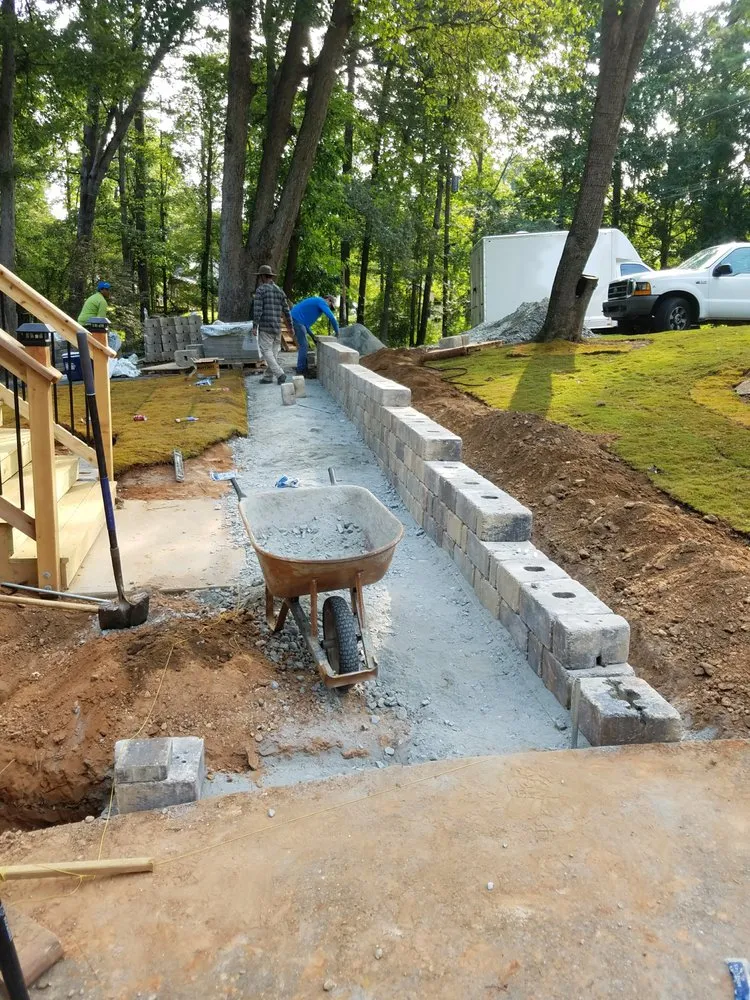 Professional yard maintenance in Lawrenceville, GA - The Oldowan Paver Company