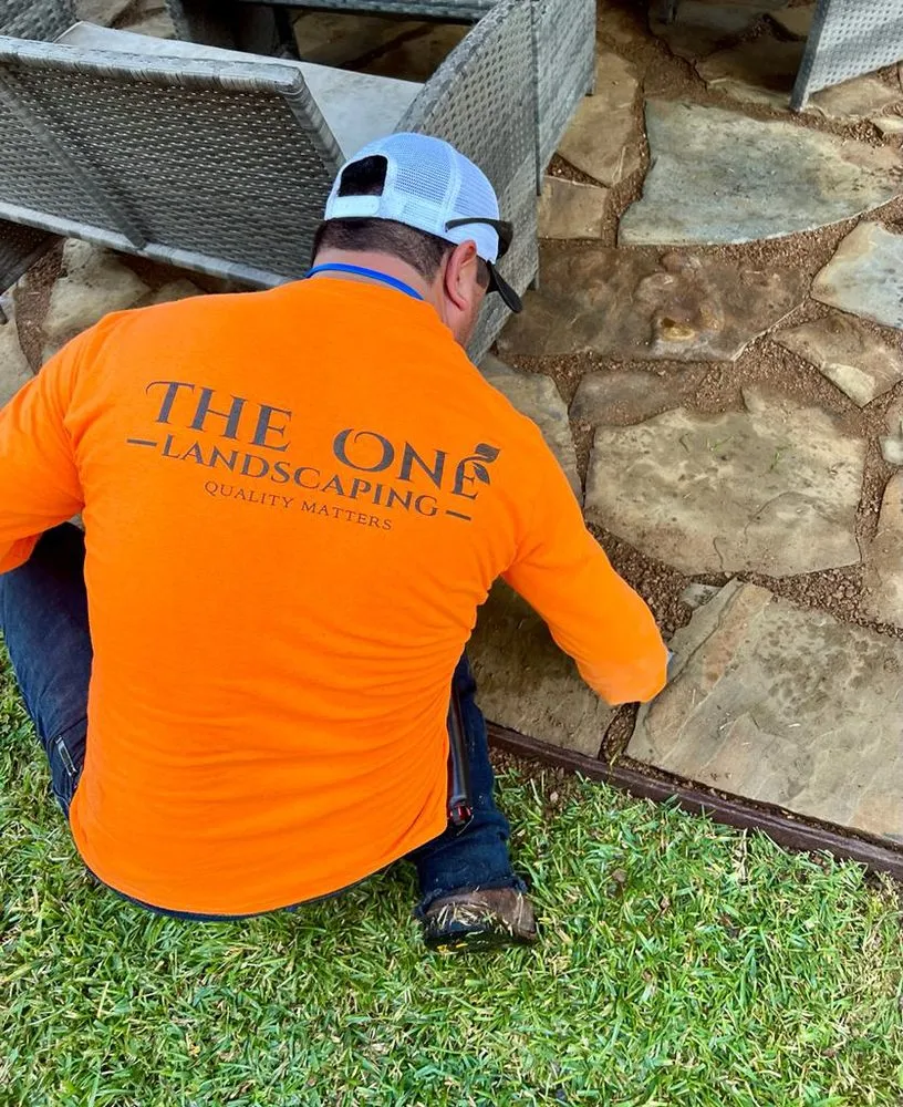 Expert garden landscaping in Houston, TX by The One Landscaping