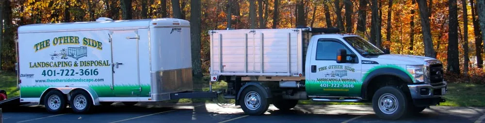 Custom yard maintenance for residential properties in Cumberland, RI by The Other Side Landscaping & Disposal