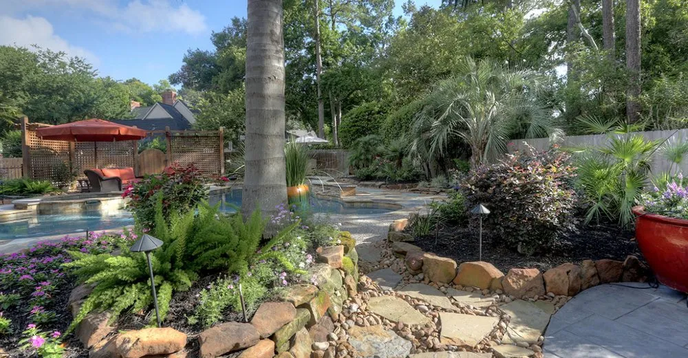 Professional landscape design in Humble, TX by The Outdoor Remedy
