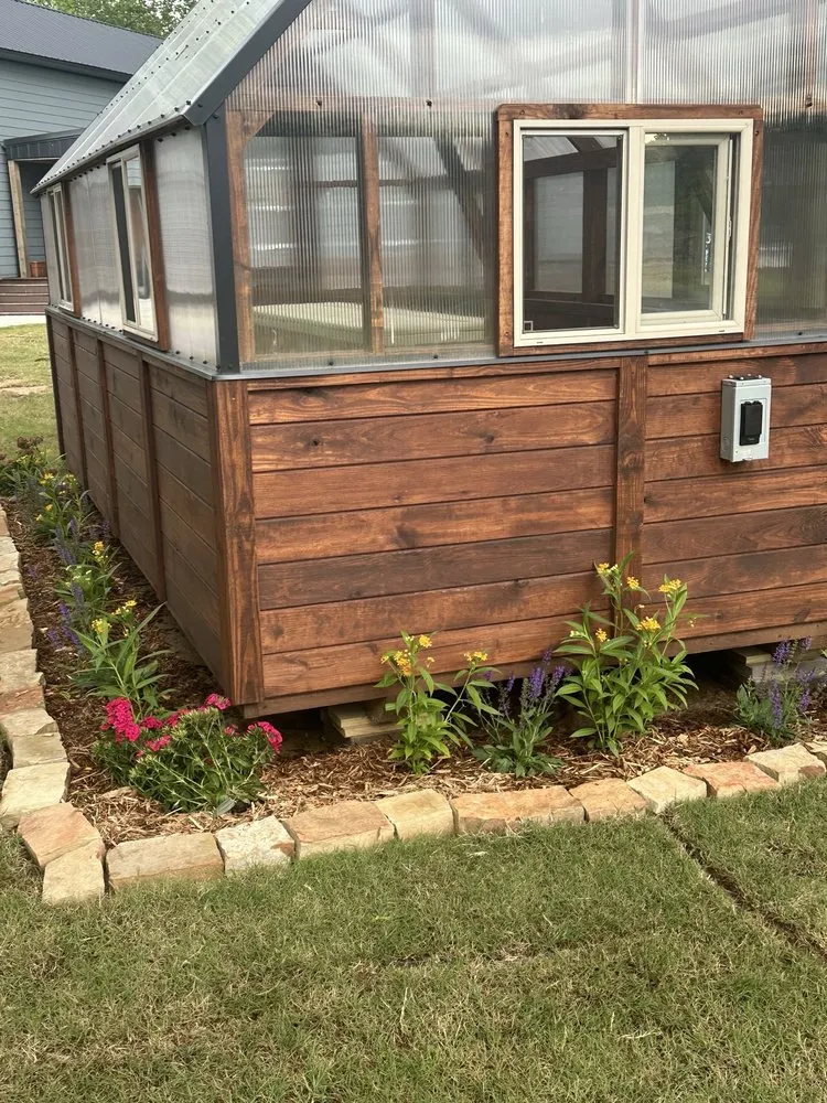 Custom yard maintenance with custom design in Eufaula, OK by The Patch