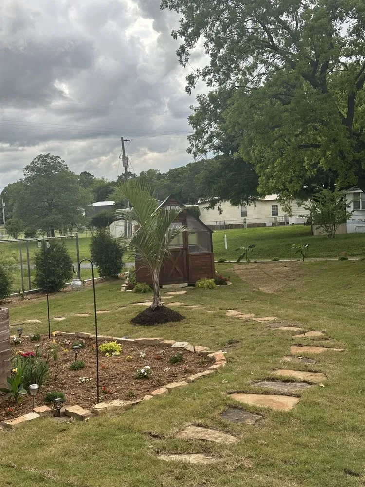 Custom landscaping services for residential properties in Eufaula, OK by The Patch