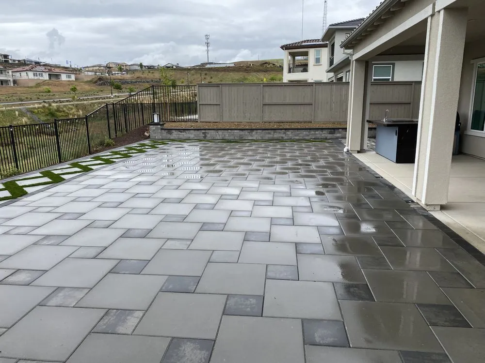 Top-rated outdoor landscaping for beautiful yards in Modesto, CA by The Paver Company