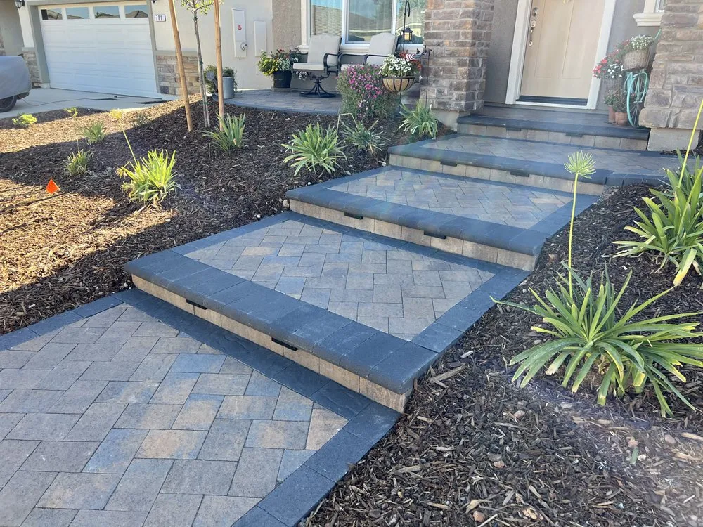 Top-rated residential landscaping in Modesto, CA by The Paver Company