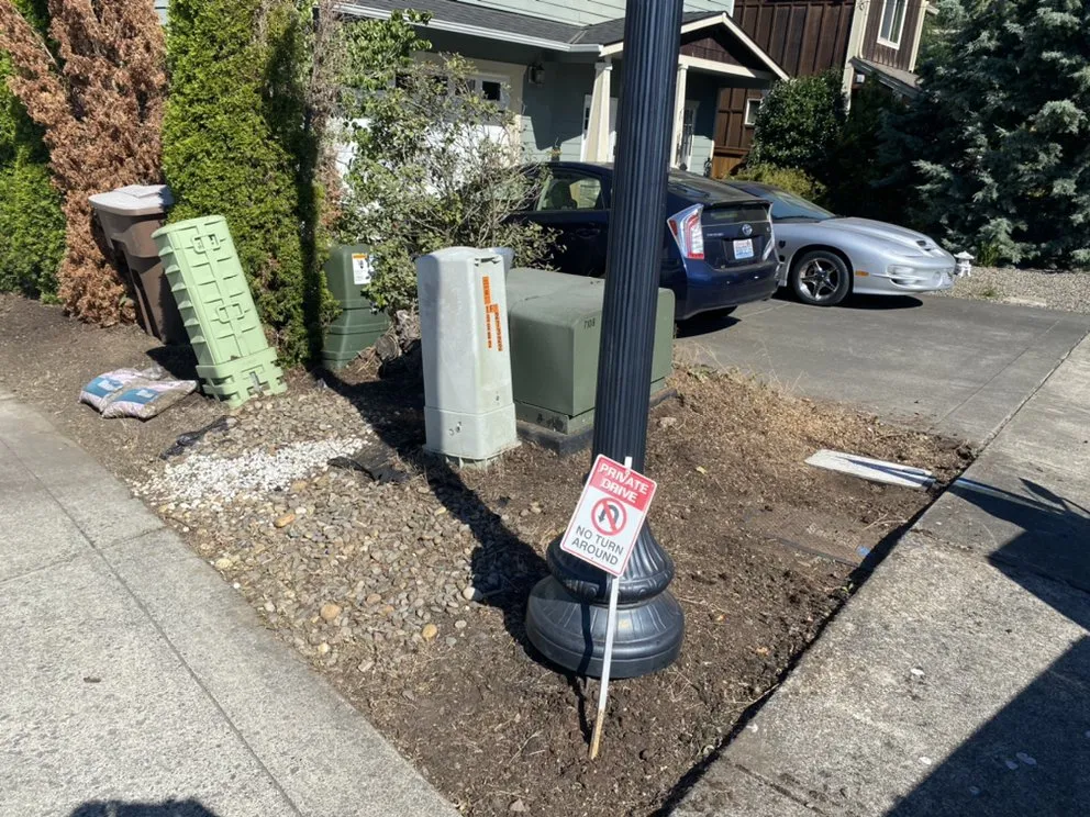 Custom lawn mowing service with custom design in Vancouver, WA by The Paver Guy