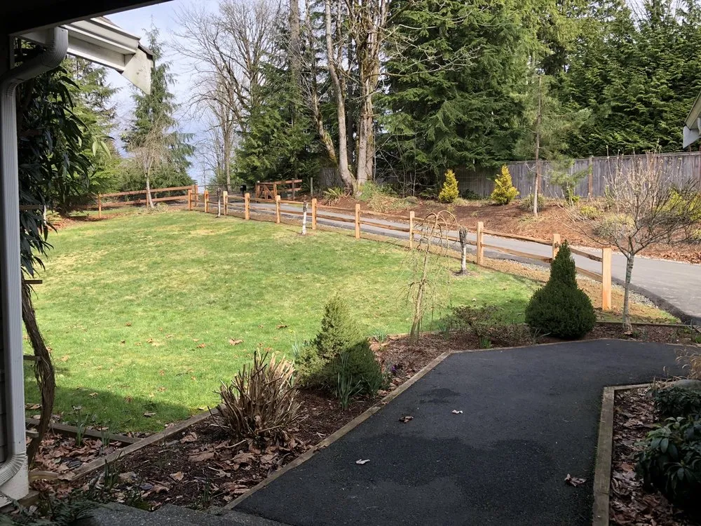Local outdoor landscaping with custom design in Monroe, WA by The Peoples Fence & More
