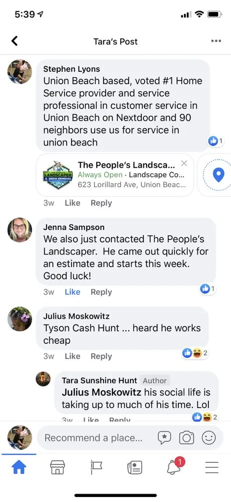 Local residential landscaping in Hazlet, NJ - The People’s Landscaper & Snow Removal