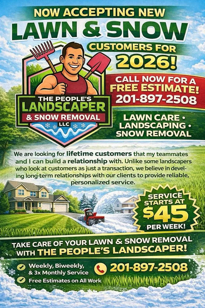 Professional lawn mowing service in Hazlet, NJ - The People’s Landscaper & Snow Removal