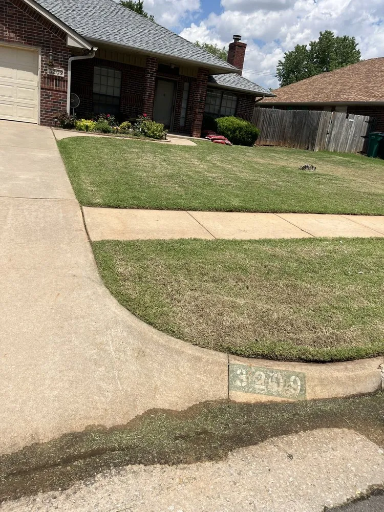 Trusted yard maintenance for beautiful yards in Midwest City, OK by The Perfect Cut