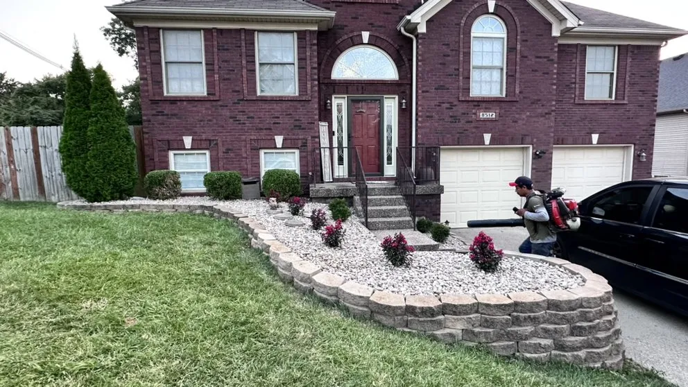 Expert lawn mowing service near you in Louisville, KY by The Perfect Garden Landscaping