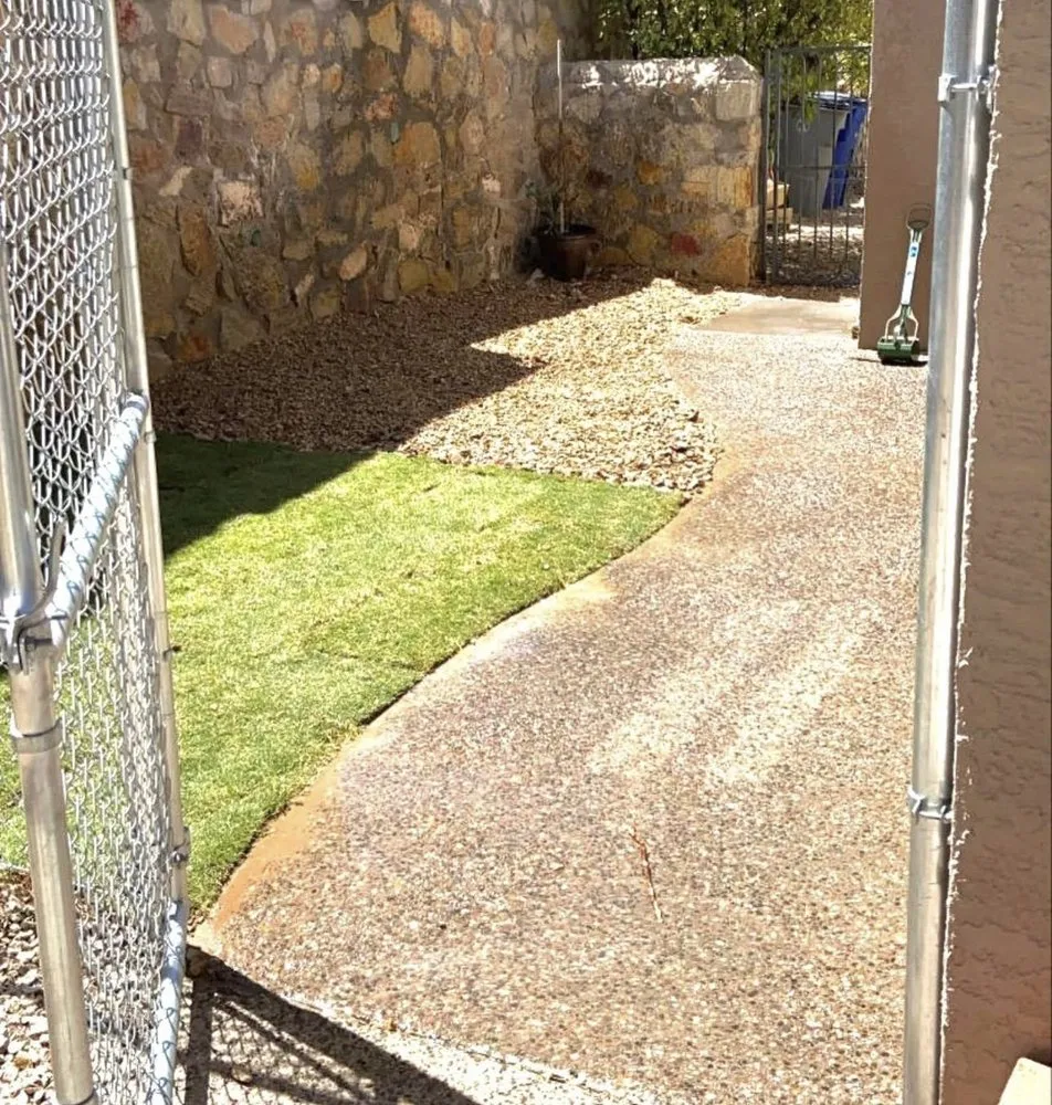 Custom landscape design in Spring, TX by The Perfect Lawns