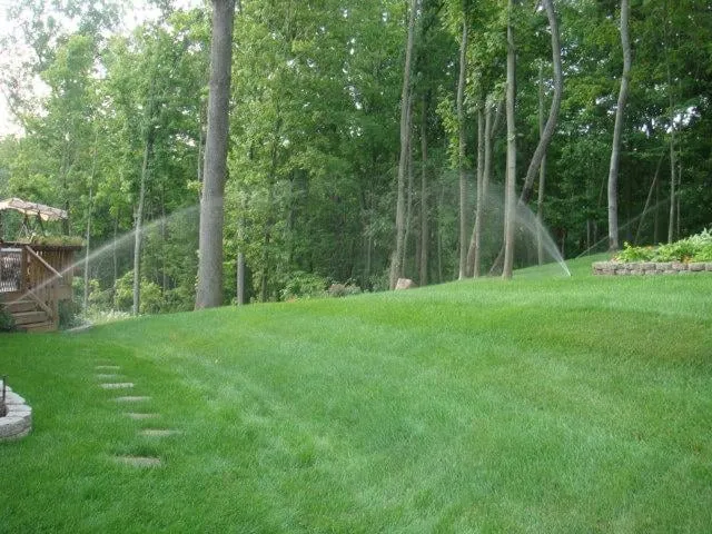 Local landscape installation with custom design in Indianapolis, IN by The Peters Group